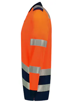 Tricorp 203008 Poloshirt High Vis Bicolor Lange Mouw UV-Bescherming miniatuur