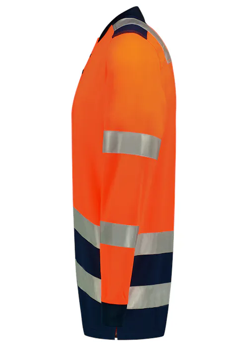 Tricorp 203008 Poloshirt High Vis Bicolor Lange Mouw UV-Bescherming