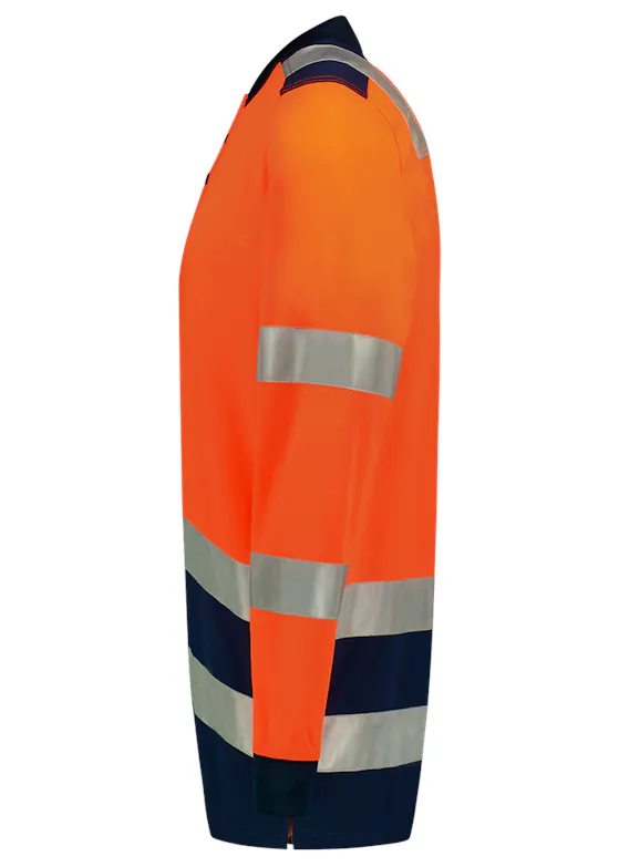 Tricorp 203008 Poloshirt High Vis Bicolor Lange Mouw UV-Bescherming