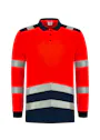 Tricorp 203008 Poloshirt High Vis Bicolor Lange Mouw UV-Bescherming miniatuur