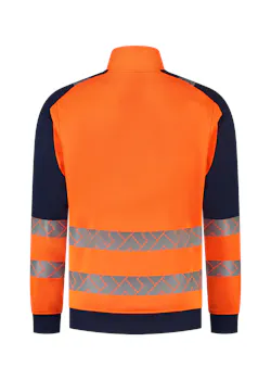 Tricorp 306106 Sweater Zip High Vis Industrieel Wasbaar Regular Fit Redefined miniatuur