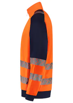 Tricorp 306106 Sweater Zip High Vis Industrieel Wasbaar Regular Fit Redefined miniatuur