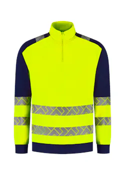 Tricorp 306106 Sweater Zip High Vis Industrieel Wasbaar Regular Fit Redefined miniatuur