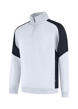 Tricorp 306111 Sweater Bicolor Zip Regular Fit Redefined miniatuur
