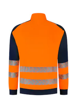 Tricorp 306123 Sweater Zip High Vis Reflecterend Verwarmd Redefined miniatuur