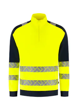 Tricorp 306123 Sweater Zip High Vis Reflecterend Verwarmd Redefined miniatuur