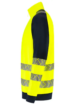 Tricorp 306123 Sweater Zip High Vis Reflecterend Verwarmd Redefined miniatuur