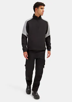 Tricorp 306111 Sweater Bicolor Zip Regular Fit Redefined miniatuur