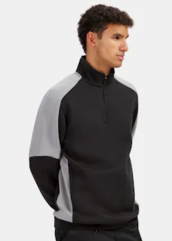 Tricorp 306111 Sweater Bicolor Zip Regular Fit Redefined miniatuur