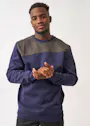 Tricorp 302013 Sweater Regular Fit Bicolor Naden miniatuur