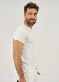 Tricorp 101012 T-shirt V-Hals Stretch Slim Fit miniatuur