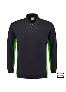Tricorp TS2000/302001 Polosweater Bicolor Borstzak Regular Fit miniatuur